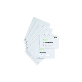 Durable Insert Sheets for Info Sign 210x148.5mm (Pack 20) - 485502