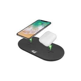 Adesso Accessory AUH-1040 15W Wireless Dual QI Charger Pad Retail