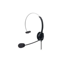 HEADSET MONO USB-A OVER-EAR- POLYBAG ADJUSTABLE MICROPHONE