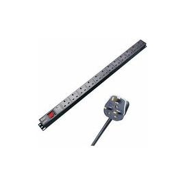 3M 12 WAY SURGE PROTECTED VERTICAL RACK MOUNT POWER EXTENS