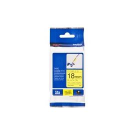 Brother TZe FX641 - Ruban flexible - noir sur jaune - rouleau (1.8 cm x 8 m) - 1 rouleau(x)