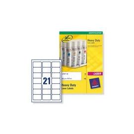 AVERY Boite de 420 etiquettes laser inalterables blanches 63.5x38.1 L7060-20