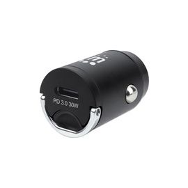 CAR/AUTO MINI CHARGER 1X USB-C POWER 30W FOLDABLE RING
