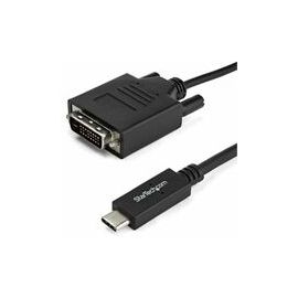 USB-C to DVI Adapter Cable - USB Type-C to DVI Converter for Computers with USB C - 2m (6 ft) - USB Type C - 2560x1600