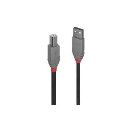 LINDY 10m USB 2.0 Typ A an B Kabel Anthra Line