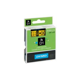Ribbon DYMO D1 6mmX7m Bk&Yellow