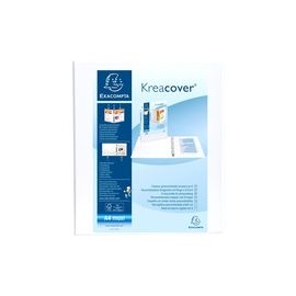 EXACOMPTA 2-RING BINDER A4 25MM WH