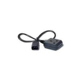 PWR CORD 10A 230V C14 TO UK