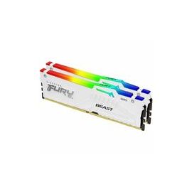 32GB DDR5 6000MT/S CL30 DIMM KIT 2 FURY BEAST WHITE RGB EXPO