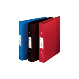 Rexel Budget 2-Ring Binder A4 25mm Polypropylene Black 13422BK