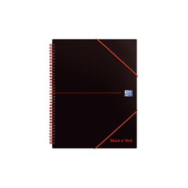 BLACK RED MEETING BOOK A4 H66071