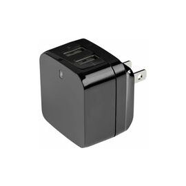 Dual Port USB Wall Charger - High Power (17 Watt / 3.4 Amp) - Travel Charger (International)