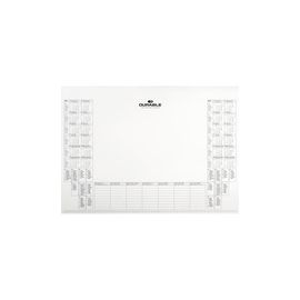 Paper Calendar Refill For Desk Mat White Durable