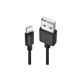 LINDY 0,5m USB Lightning Kabel schwarz
