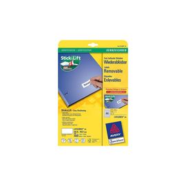 AVERY BoÃ®te de 2000 étiquettes enlevables 35.6x16.9 impression laser L4732Rev-25