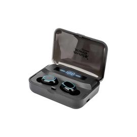 IN-EAR HEADPHONES BLUETOOTH- MICROPHONE CHARGING CASE BLACK