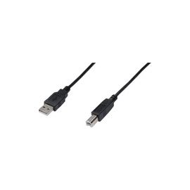 USB CONNECTION CABLE TYPE A - B M/M 1.8M USB 2.0 SUITABLE UL BL