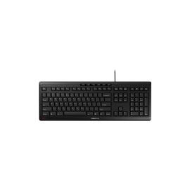 CHERRY STREAM KEYBOARD US ENGLISH W/EURO SYMBOL BLACK  US