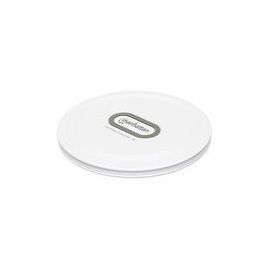 Wirelessly fast-charges Qi -compatible devices - phones, cases, earbuds, smartwatches and more - with power up to 15 W, Overload, overcurrent and overheating protection, Foreign Object Detection (FOD) to prevent interference or device damage from foreign