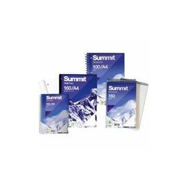 Summit Notebook Wirebound Headbound 60gsm 300pp 125x200mm Ref 100080210 [Pack 5]