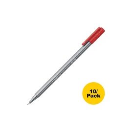 Fineliner Porous Point Pen, .3mm, Red