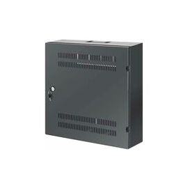 LOW PROFILE 19IN WALL MOUNT- CABINET BLACK 4U/HORIZ 2U/VERTI