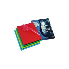 Rexel Copyking Folder Assorted Polypropylene A4 CKFA4 Pack of 100 12216AS