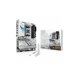 AMD X870 ATX motherboard with 16+2+2 power stages, Dynamic OC Switcher, Core Flex, DDR5 support with AEMP, WiFi 7 with ASUS WiFi Q-Antenna, four M.2 slots, PCIe 5.0 x16 SafeSlots with PCIe Q-Release Slim, two USB4 ports, USB 10Gbps Type-C with PD