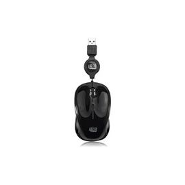 RETRACTABLE OPTICAL MOUSE BLACK USB CONNECTOR