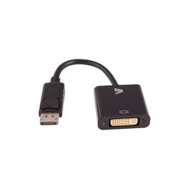 V7 DISPLAYPORT-DVI ADAPTER-BLK M/F VGA,SVGA,SXGA,UXGA,HDTV1080P