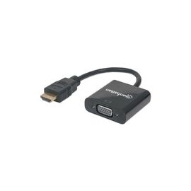 MANHATTAN HDMI auf VGA Konverter HDMI-Stecker auf VGA-Buchse schwarz