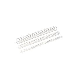 PLASTIC COMB 25MM WHITE A4 50PK