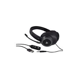DELUXE USB HEADSET W/MIC ON CABLE CONTROL 1.8M CABLE IN DELU