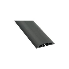 D-Line Black Light Duty Floor Cable Cover 80mm x 1.8m Long CC-1
