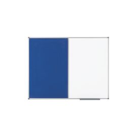 Nobo Elipse Combination Board Magnetic Drywipe/Blue Felt 1200x900mm 1902258