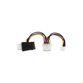 LP4 TO SATA 15 PIN POWER ADAPTER F/M W/ FLOPPY POWER
