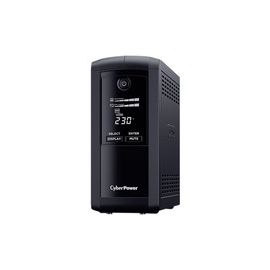 CYBERPOWER VP1000EILCD SOHO UPS 1000VA/550W; AVR Line-Interactive GreenPower Energy Saving Technology LCD USB Shutdownsoftware 6xIEC Outlets