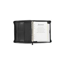 FILOFAX A5 METROPOL ZIP ORGANISER BLACK