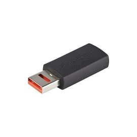 Secure Charging USB Data Blocker Adapter, Male/Female USB-A Data Blocking Charge/Power-Only Charging Adapter for Phone/Tablet