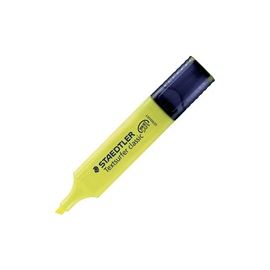 Highlighters, Broad Chisel Tip, 10/BX, Fluorescent Yellow