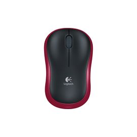WIRELESS MOUSE M185 RED .