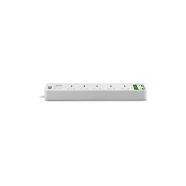 ESSENTIAL SURGEARREST 5 OUTLETS 5V 2.4A 2 USB CHARGER 230V