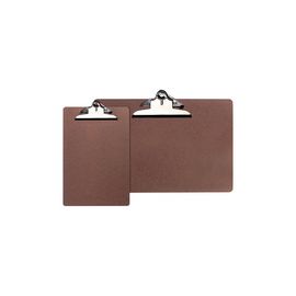 Rapesco Clipboard Masonite Waterproof A4 Brown Ref VHBCB003